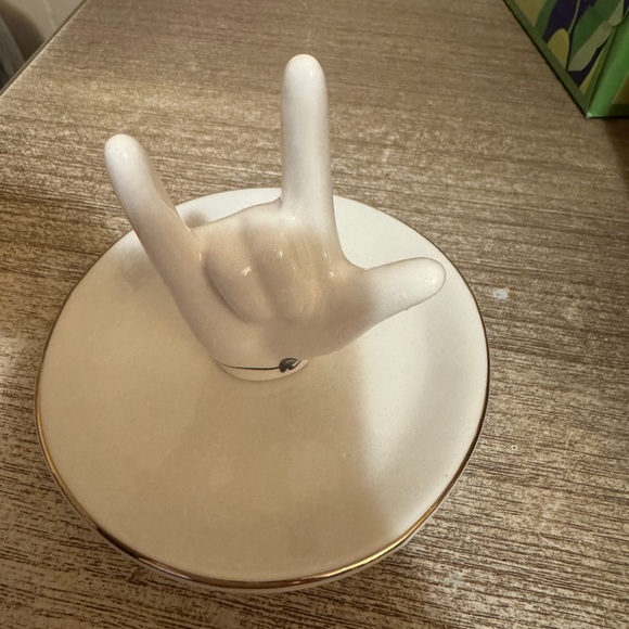 Initial Ring Holder/Trinket Dish - Picture 4 of 5